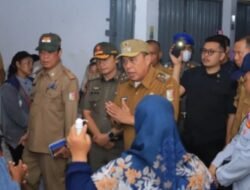 Tegas! Wabup Hankam Hasan Tertibkan Pedagang Kaki Lima di Pasar Unit 2